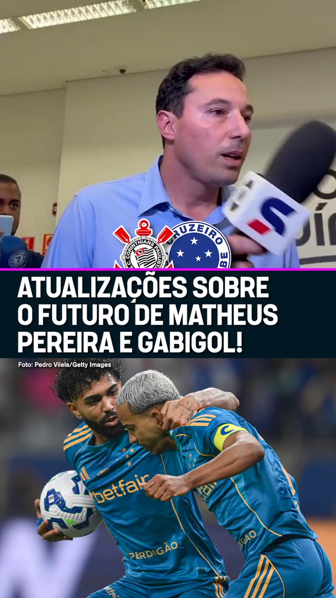 GABIGOL E MATHEUS PEREIRA FICAM NO CRUZEIRO? 👀🦊 O dirigente da Raposa, Pedro Junio, falou sobre a situação dos craques do Cabuloso depois da eliminação na Copa Betano do Brasil! #FutebolBrasileiro #CopaBetanoDoBrasil #Entrevista #PósJogo