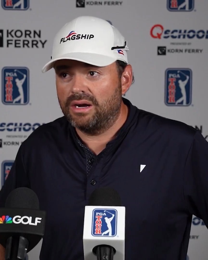 "I cried before leaving my house this morning." Marcelo Rozo questioned whether he could handle the moment this morning, but he found the strength to hit the shots today and earned his PGA TOUR card.