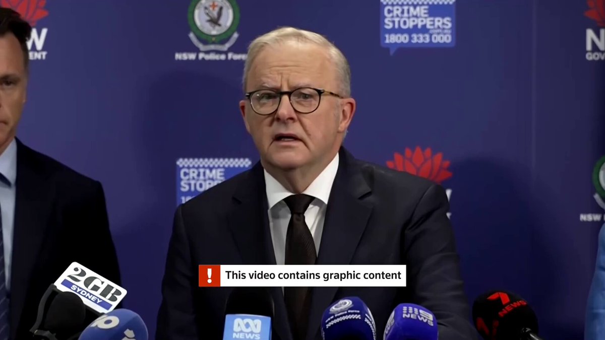 GRAPHIC CONTENT WARNING Two alleged gunmen who killed 15 people at a Jewish celebration at Sydney's Bondi Beach were a father and son, police said, as Australia began mourning victims of its worst gun violence in almost 30 years