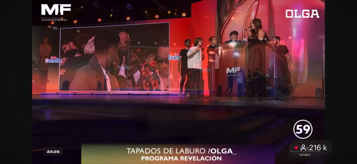 “Quiero agradecer a Olga que me permite hacer un montón de cosas, y en lo personal también le quiero agradecer a Nico y a Luzu que me enseñaron muchísimo” Tapados de Laburo ganó Programa Relevación en los Martín Fierro