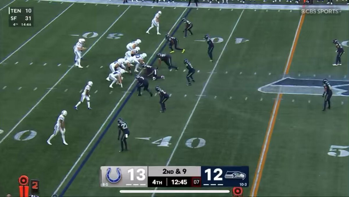 I can't get over how good the play Nick Emmanwori made on the Jonathan Taylor screen pass was. Not only he did sniff out the screen, he made 330 pound all-pro Quentin Nelson whiff on the block, and then he wrapped Taylor up with ease