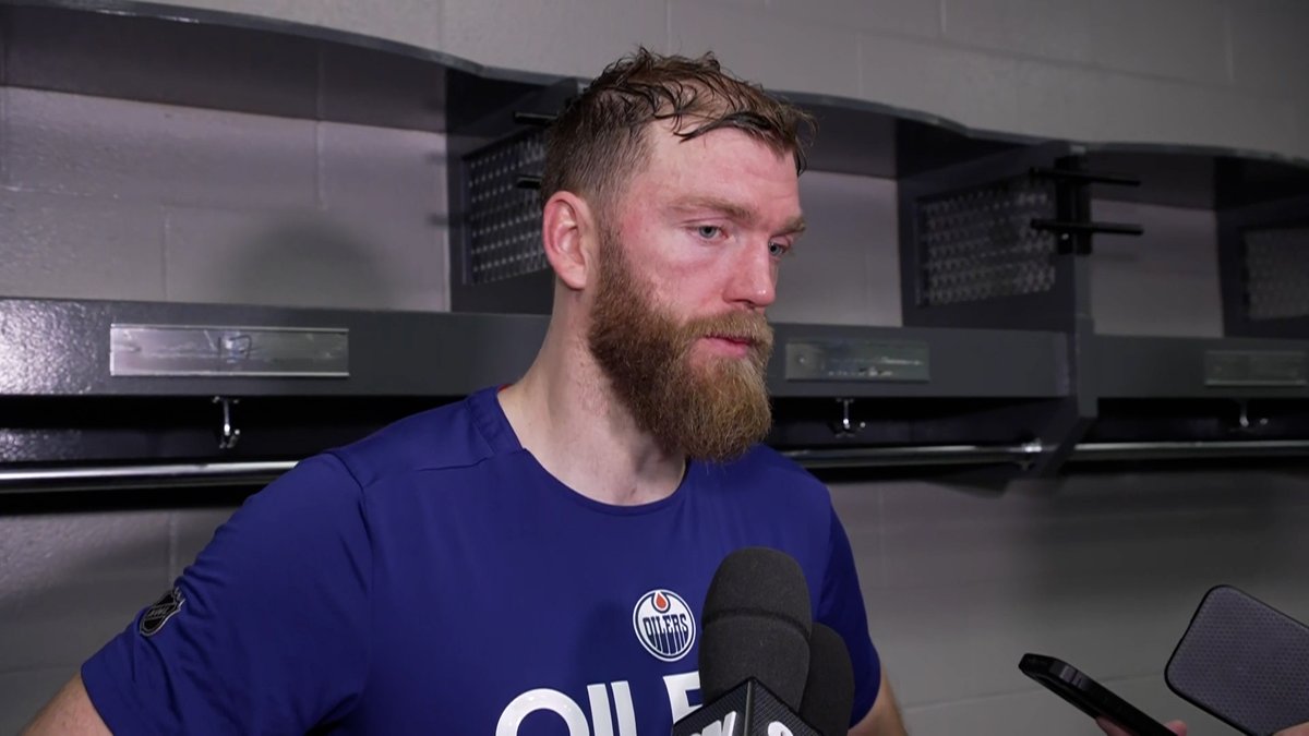 "Too much run & gun." Mattias Ekholm shares his thoughts on the #Oilers 4-1 loss to Montreal. Enterprise | #LetsGoOilers