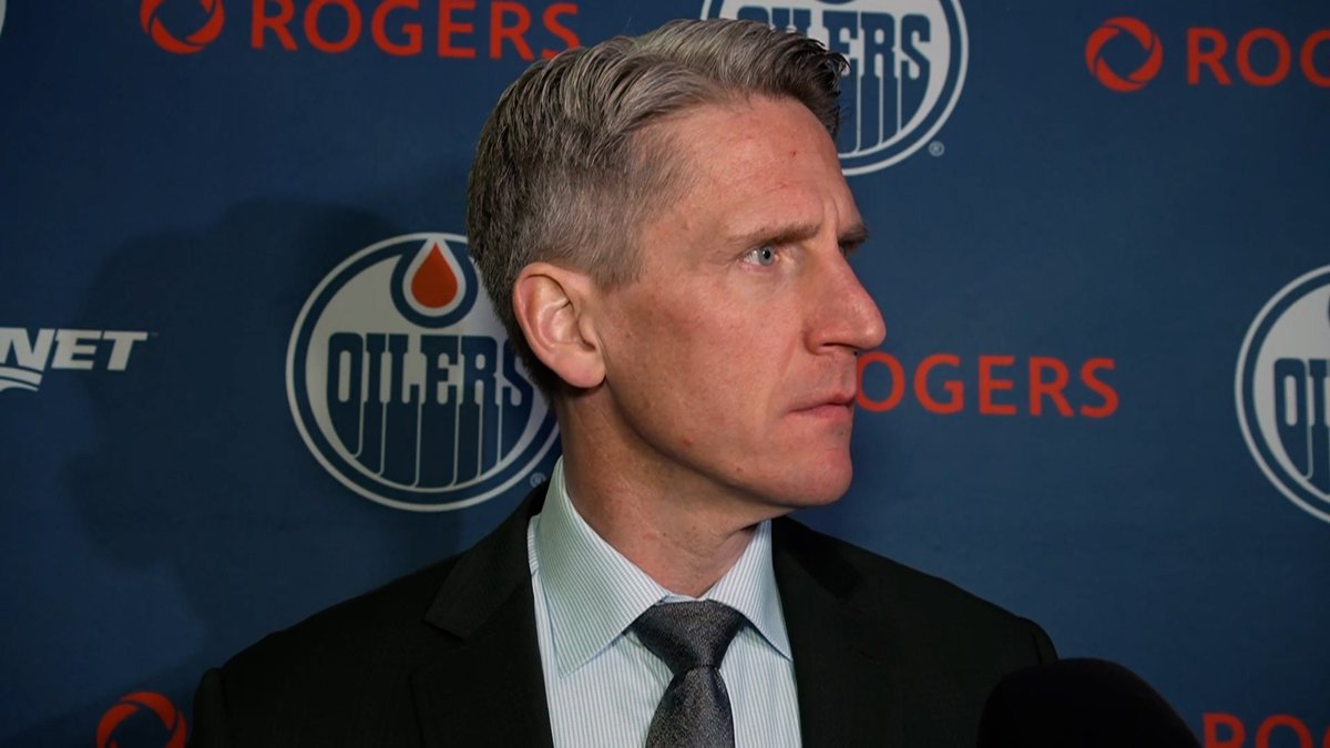 "I thought we were forcing it." Coach Knoblauch speaks after the #Oilers drop a 4-1 decision to the Canadiens. Enterprise | #LetsGoOilers