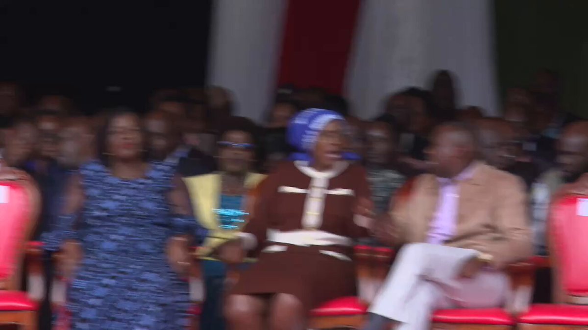 Mama paka captured signaling women goons in the church