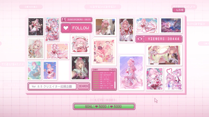 ♥ Ver.8.5クリエイター応援企画 振り返りムービー ♥ 素敵な作品をいただきました!さあ、引き続き情熱とインスピレーションを胸に抱き、妖精さんの配信ルームを輝かせましょう! #崩壊3rd #LiveWithElysia #HiElysia