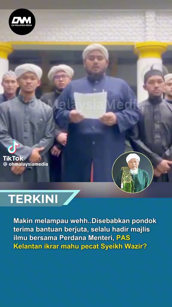 JUSTICE FOR SYEIKH WAZIR Syeikh Wazir diserang bukan kerana salah, tetapi kerana bercakap benar. Beliau tidak berbohong untuk menutup hakikat bahawa PMX telah mengembalikan dan memberi hak kepada sekolah pondok hak yang sebelum ini dihentikan oleh pengerusi SG4 sendiri. Kesalahan sebenar Syeikh Wazir hanyalah ini: 👉 Beliau kerap hadir majlis PMX 👉 Beliau enggan menipu demi menjaga naratif politik 👉 Beliau memilih kebenaran, bukan kepentingan puak Di Kelantan, berkata benar tetapi tidak selari dengan “lebai politik” dianggap dosa besar. Maka jalan paling mudah ialah menyingkirkan orang yang tidak mahu tunduk. Ini bukan soal agama. Ini soal kuasa dan ketakutan. Takut kerana kebenaran memecahkan propaganda. Takut kerana rakyat mula nampak siapa yang benar-benar membantu pendidikan Islam, dan siapa yang hanya menjadikannya alat politik. Kalau berkata benar pun mahu dihukum, maka rosaklah makna perjuangan. Bersama kebenaran. Bersama Syeikh Wazir. #JusticeForSyeikhWazir