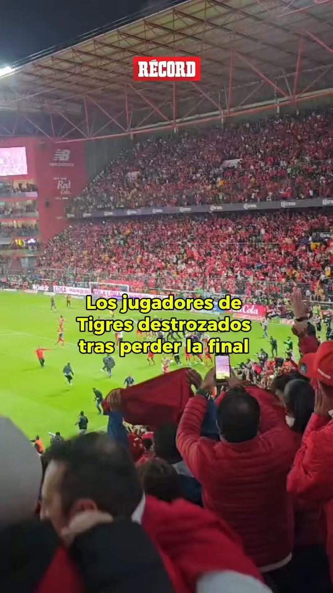 ¡DURAS IMÁGENES! Los jugadores del Toluca celebran mientras que los de Tigres están destrozados. ¡Qué final!