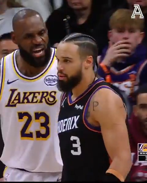 LeBron and Dillon Brooks were beefing all night 🌶️
