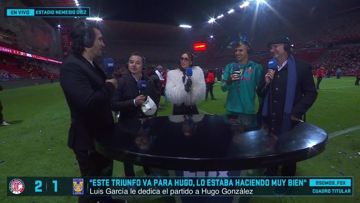 "Gracias a 🎙️ Hernan Cristante por traerme a Toluca FC" 🧤Luis García agradece a la leyenda de Toluca FC por darle la oportunidad, en el ahora bicampeón de la #LigaMX 🇲🇽. #CuadroTitular