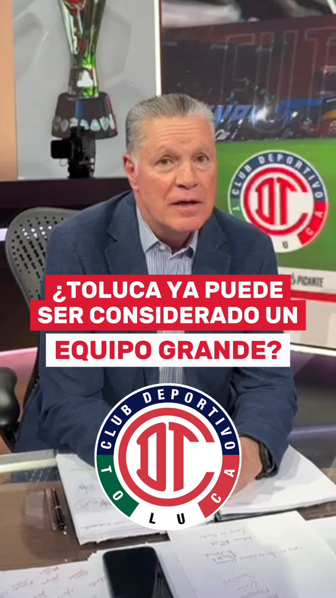 "TOLUCA SIEMPRE FUE GRANDE" 👹🔥 Nuestros talentos aprobaron la grandeza de Toluca dentro de la Liga MX. Ya son los segundos máximos ganadores de la competición. 🏆