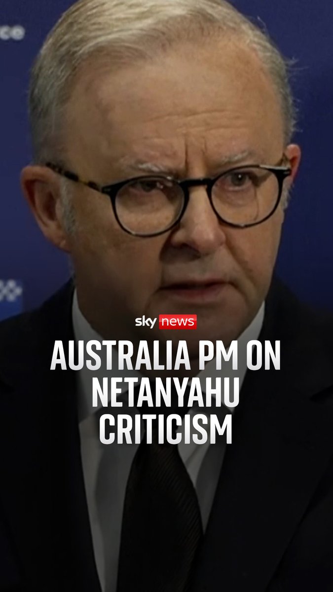Israeli Prime Minister Benjamin Netanyahu blamed the shooting in Sydney on Australia’s decision to recognise a Palestinian state. ⁠ ⁠ Anthony Albanese was asked by reporters at a news conference about criticism by Israel's leader.⁠ 🔗 Read more:
