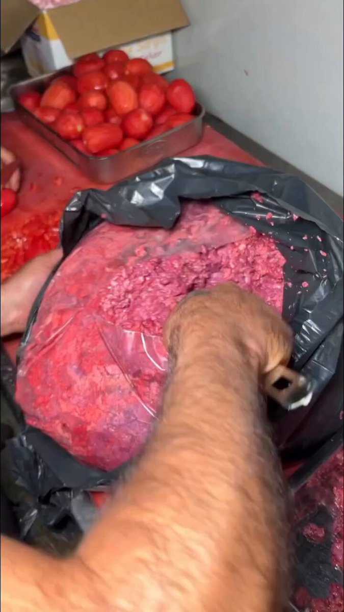 Siyah çöp poşetinde taşınan baharat basılmış akciğer