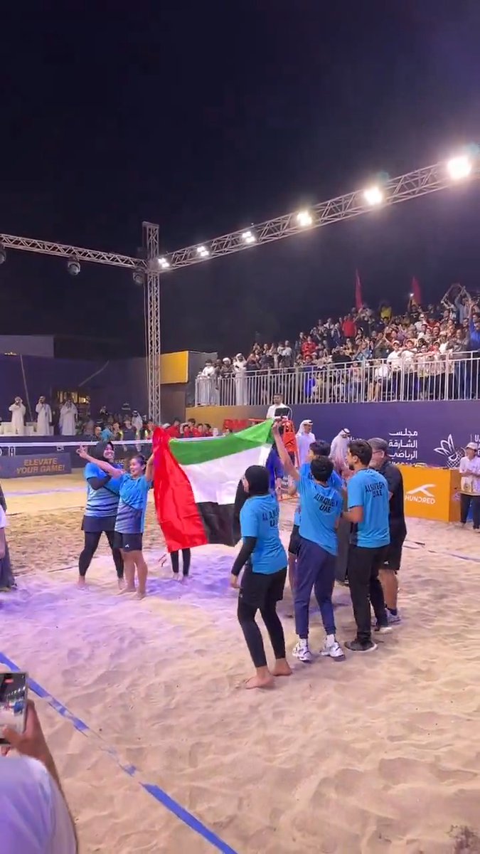 Team UAE 🇦🇪 are champions of the first-ever #AirBadminton #BWFWorldCup Team Relay! 🏆🏖️👏 #Sharjah2025
