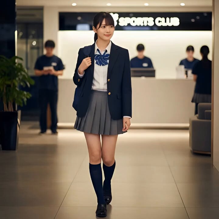 スポーツクラブでバイトしてます。