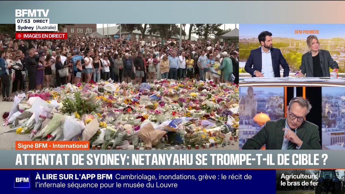 Propos de Benjamin Netanyahu après l'attaque terroriste à Sydney: "C'est lui qui jette de l'huile sur le feu" L'édito international de FRANCOIS CLEMENCEAU