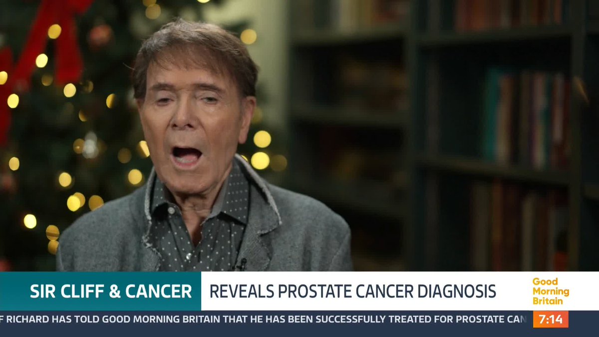 Sir Cliff Richard has revealed to Good Morning Britain that he's had successful treatment for prostate cancer. The 85-year-old music legend got the diagnosis during health checks for his latest tour and now says he wants to work with the King to improve screening and diagnosis.