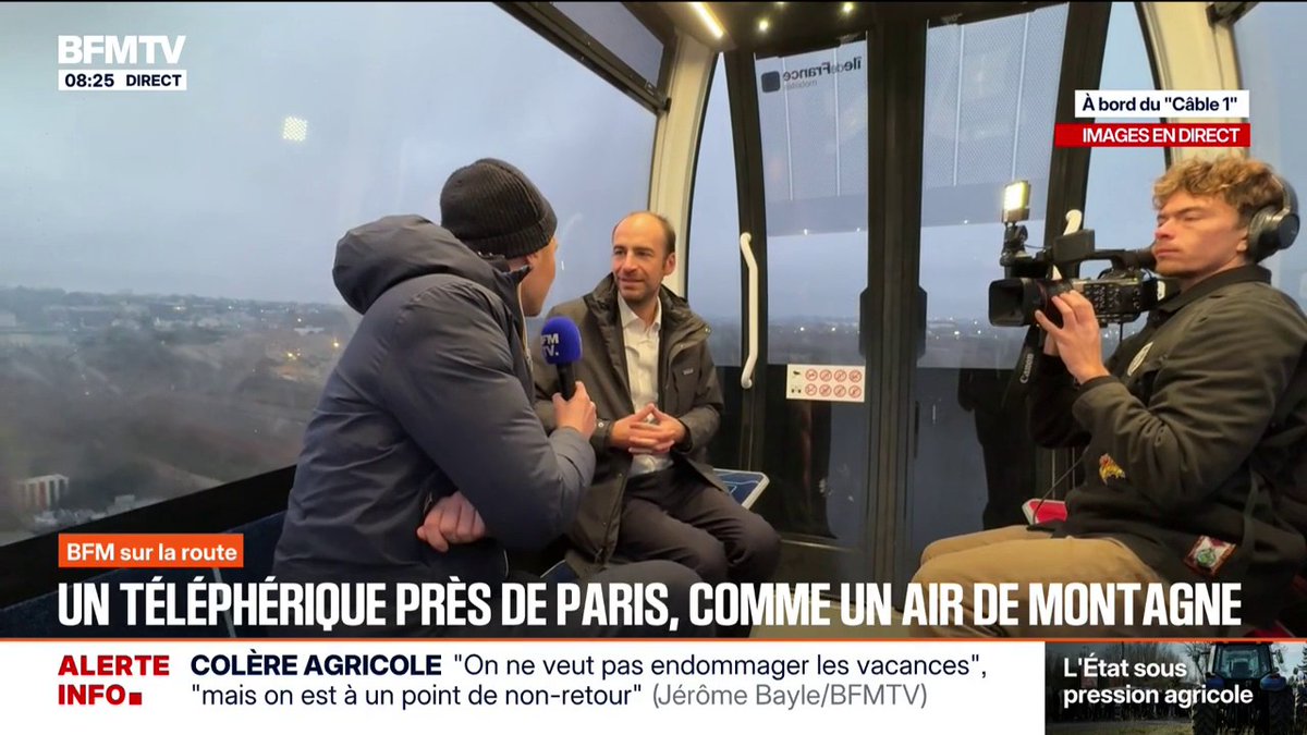 💬 "C'est une révolution pour les habitants" BFMTV à bord du plus grand téléphérique d'Europe