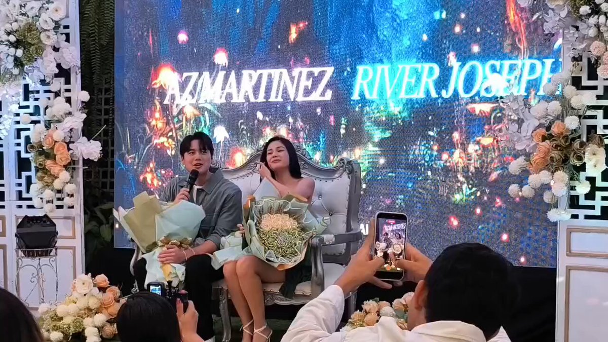 River thanking AZ for still coming even though masama ang pakiramdam nya. AZVER SUNLIT SANCTUARY #AZfoundherfoRIVERduo