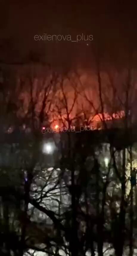 🔥 The Astrakhan Gas Pipeline Plant and the Rostov CHPP met with good drones at night.