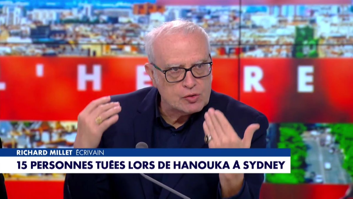 Attentat antisémite en Australie : « Les pays qui boycottent l’Eurovision sont complices de ce qui se passe en Australie », estime Richard Millet #HDPros Pascal Praud #Europe1