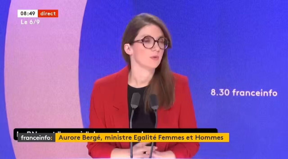 💬 « La prostitution n'est pas le "plus vieux métier du monde" : c'est le plus vieux système de domination du monde. Légaliser la prostitution, c'est capituler. C'est dire à nos enfants, à nos adolescents que le corps des femmes est à vendre. C'est le projet du RN, pas le nôtre. » 🎙️ franceinfo