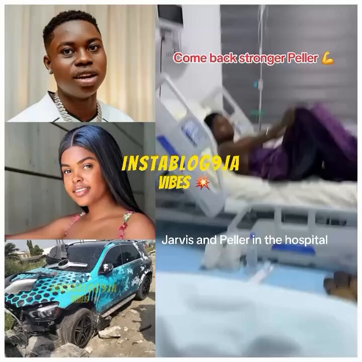 "Video shows Peller on a hospital bed after crashing his Benz, following reports that he has been emotionally distressed since Jarvis allegedly left the relationship. Wishing him a speedy recovery." 📹: @rilemalautos