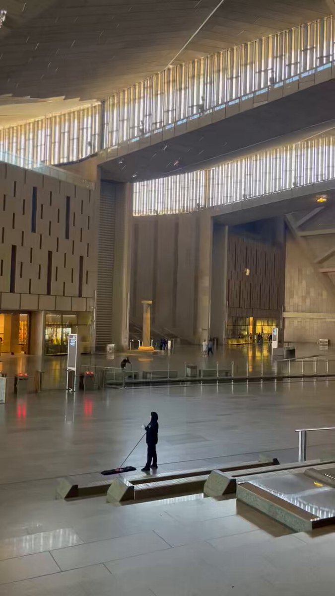 Currently having my mind blown by the newly opened Grand Egyptian Museum. GrandEgyptianMuseum