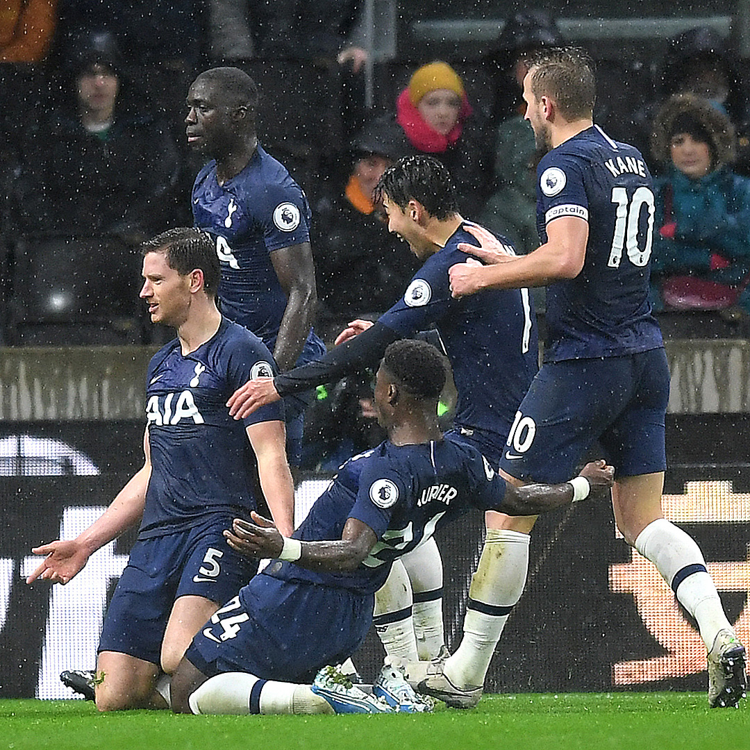 #OnThisDay Wolves 1-2 #THFC [2019] ⚽️ Lucas Moura [8’] ⚽️ Jan Vertonghen [90+1]