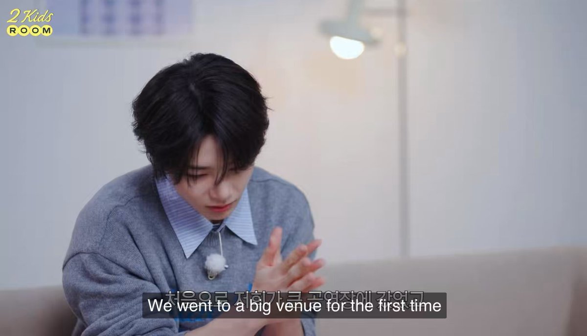 🦊: we went to a big venue for the first time for concert and as we kept going to bigger venues, toward the end of the show, i always find myself thinking “ah i really wish this moment could last forever” i always had thoughts like that. but somehow, since i live without thinking anything lasts forever for no reason... it scared me. so i opened up really honestly to changbin hyung about those worries. i think i was scared.