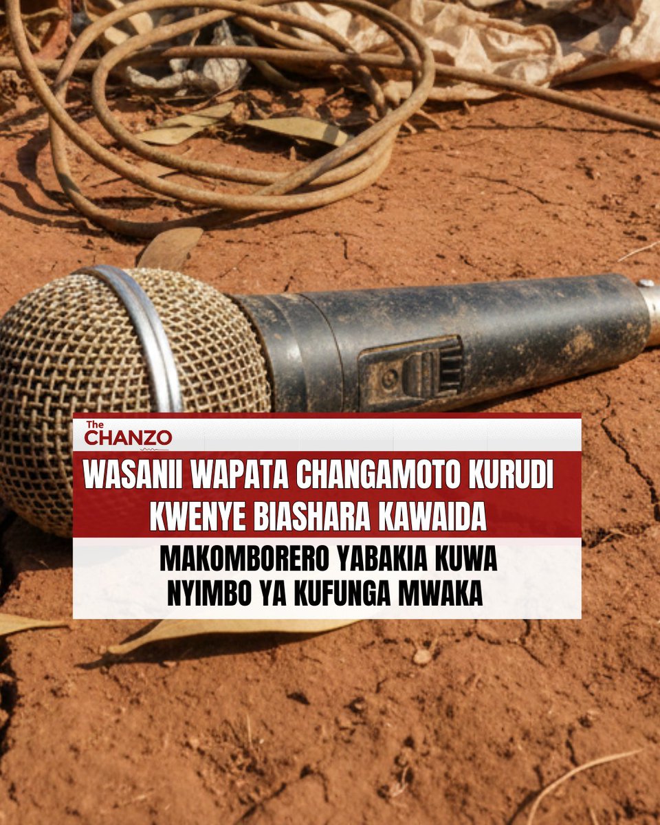 Wasanii wapata tabu kurudi kwenye biashara kawaidaโMakomborero yabakia kileleni, nyimbo ya kufungia mwaka.
