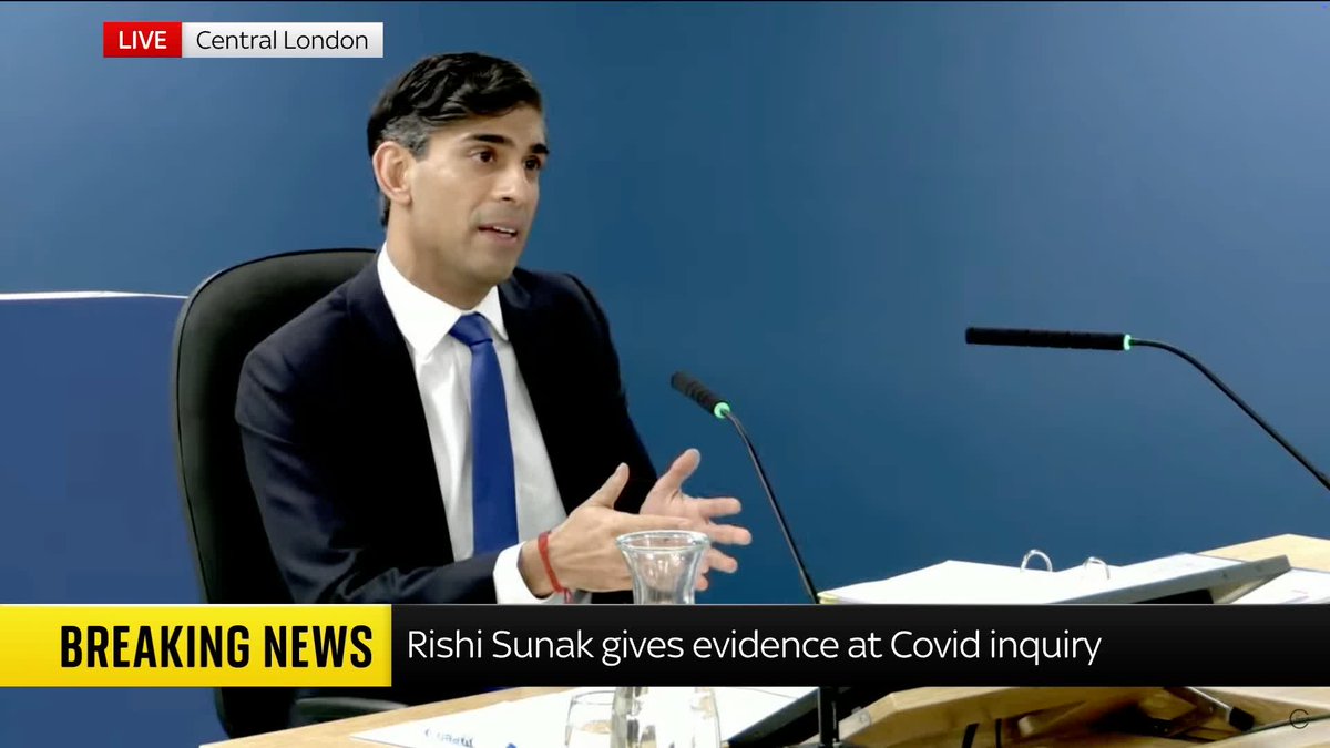 Rishi Sunak has learned an "enormous amount" from the pandemic. The former PM who was chancellor at the time, faces questions at the COVID inquiry. 📺 Sky 501, Virgin 602, Freeview 233 and YouTube