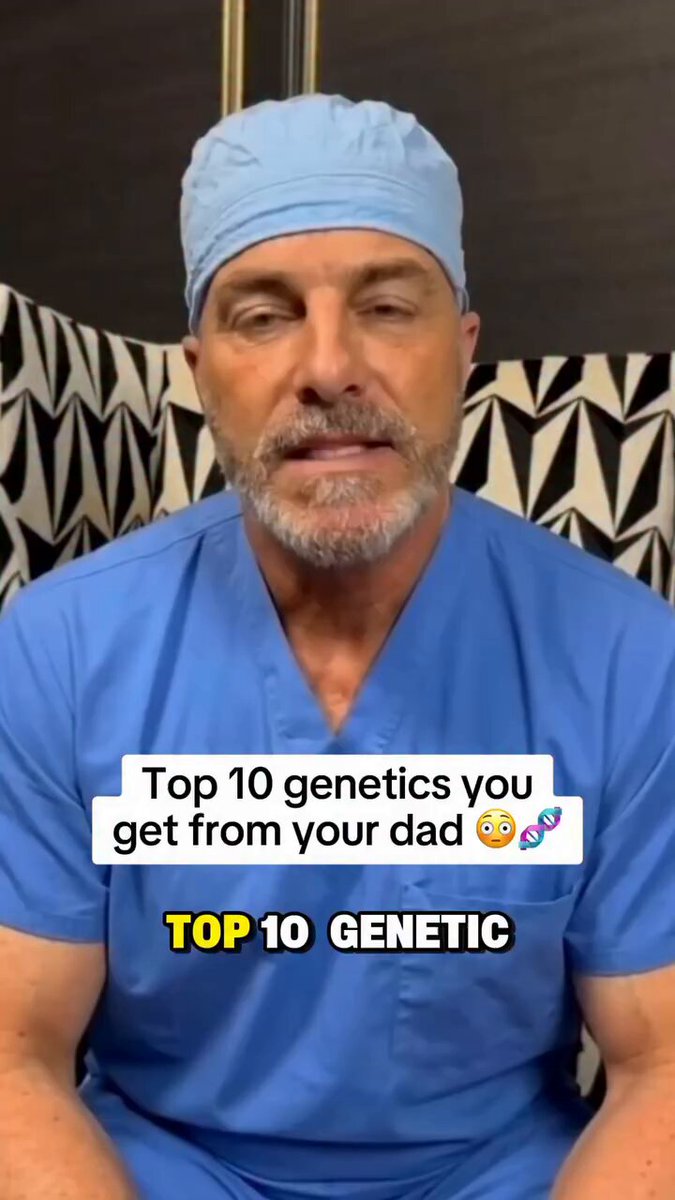 Top 10 genetics you get from your dad 👨 👇