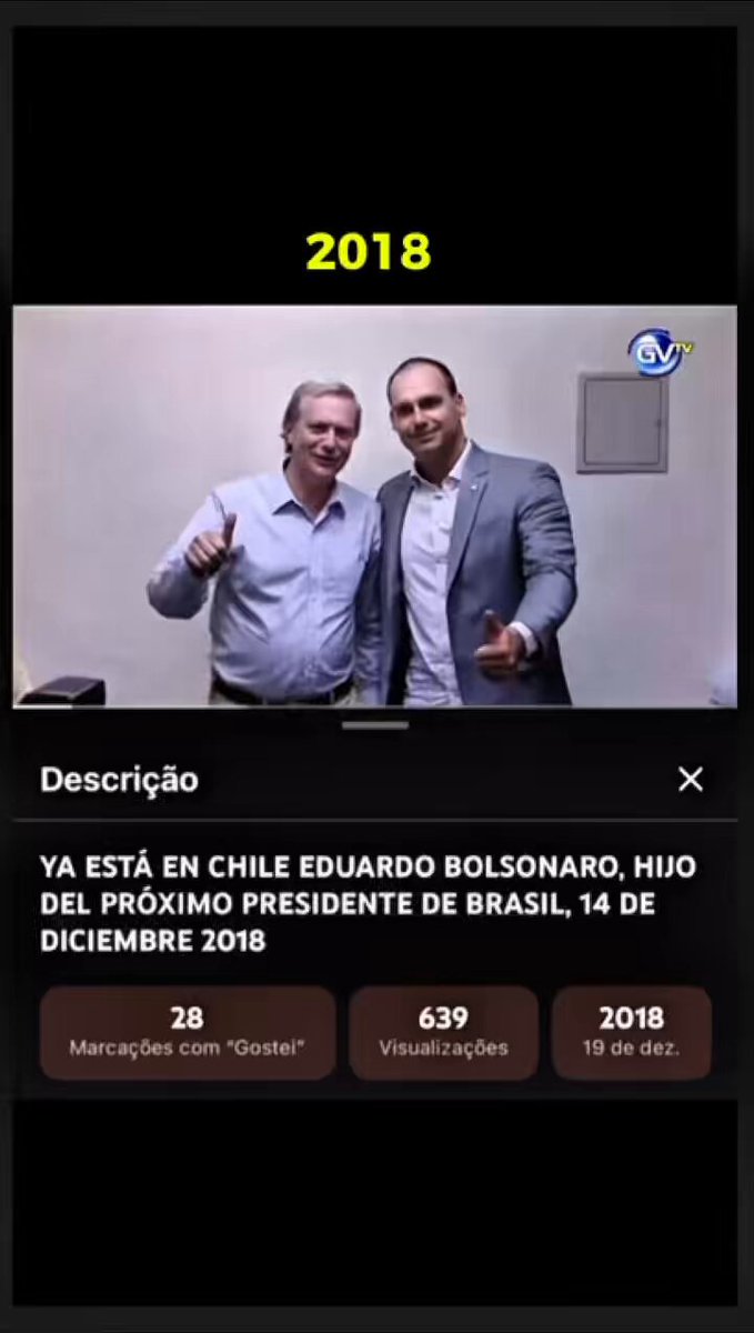 🇨🇱 José Antonio Kast Rist 🖐️🇨🇱 é eleito presidente do Chile. Não sou um visionário, só busco fazer o certo e, uma hora, Papai do Céu realiza. "Não parar, não precipitar, não retroceder". 🇧🇷 Em 2026 será a vez de Flávio Bolsonaro no Brasil.