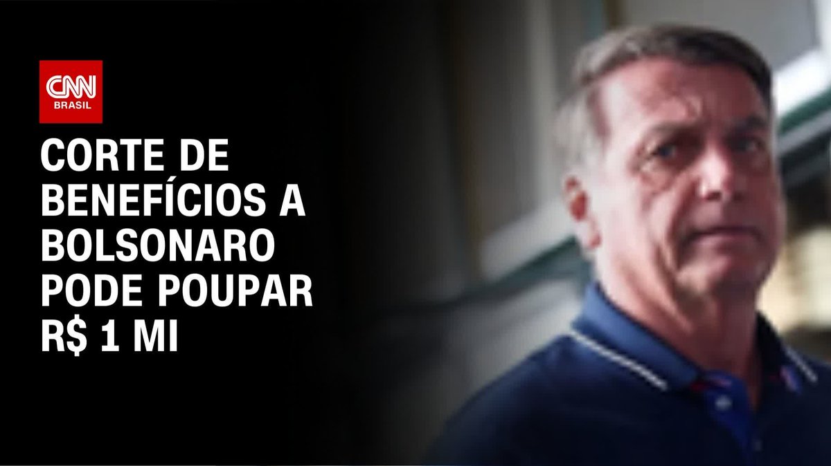 Corte de benefícios a Bolsonaro pode poupar R$ 1 mi; assista #LiveCNNBrasil