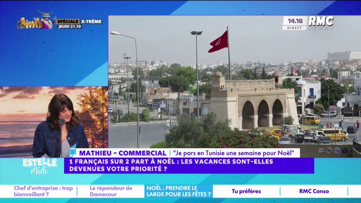 🏔️ 1 Français sur 2 part à Noël 📞 Mathieu : "Je pars en Tunisie ! On est à 700€ par personne dans un club all-inclusive avec nourriture à volonté et le vol d'avion ! Quand on voit qu'un repas du Nouvel an coûte 160€... Je pars 4 à 5 fois par an !" #EstelleMidi