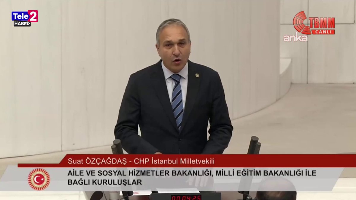 Suat Özçağdaş'tan Yusuf Tekin'e: Eren'in babasına ne cevap vereceksiniz? Sayın Bakan'ın cevabı şu; 24 Kasım Öğretmenler Günü'nde AKP'nin Ar-ge Eğitim Başkanı'nın kızı Şeyma Şen'i atamasız dışarıdan Mainz Başkonsolosluğu'na atamış. Siz ancak bakan çocuklarının hakkını bilirsiniz.