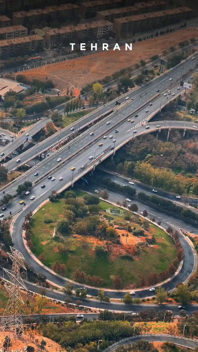 Tehran after a few days of autumn rain 🍁❤️