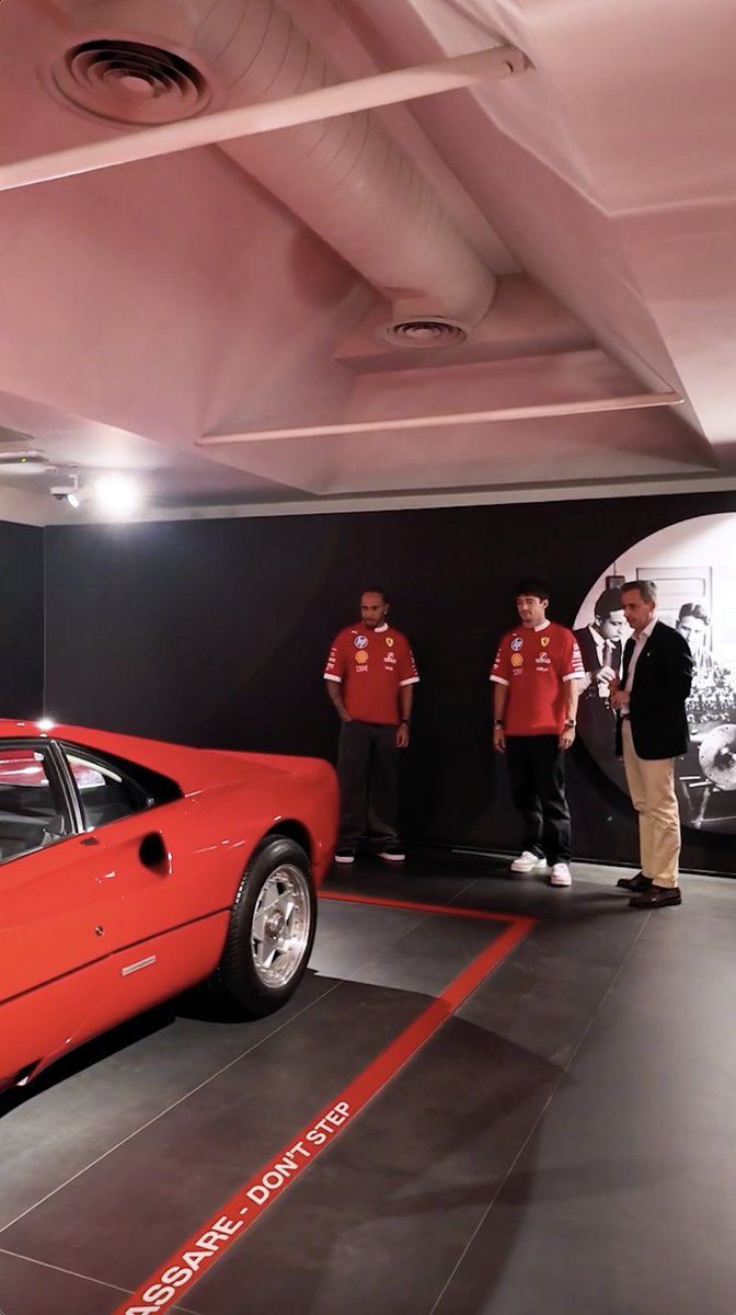 Special guests spotted at the #MuseoFerrari 👀 Lewis Hamilton and Charles Leclerc were recently back in town and couldn’t miss a special visit to relive Ferrari’s history. #MuseiFerrari #Ferrari #Maranello #ScuderiaFerrari