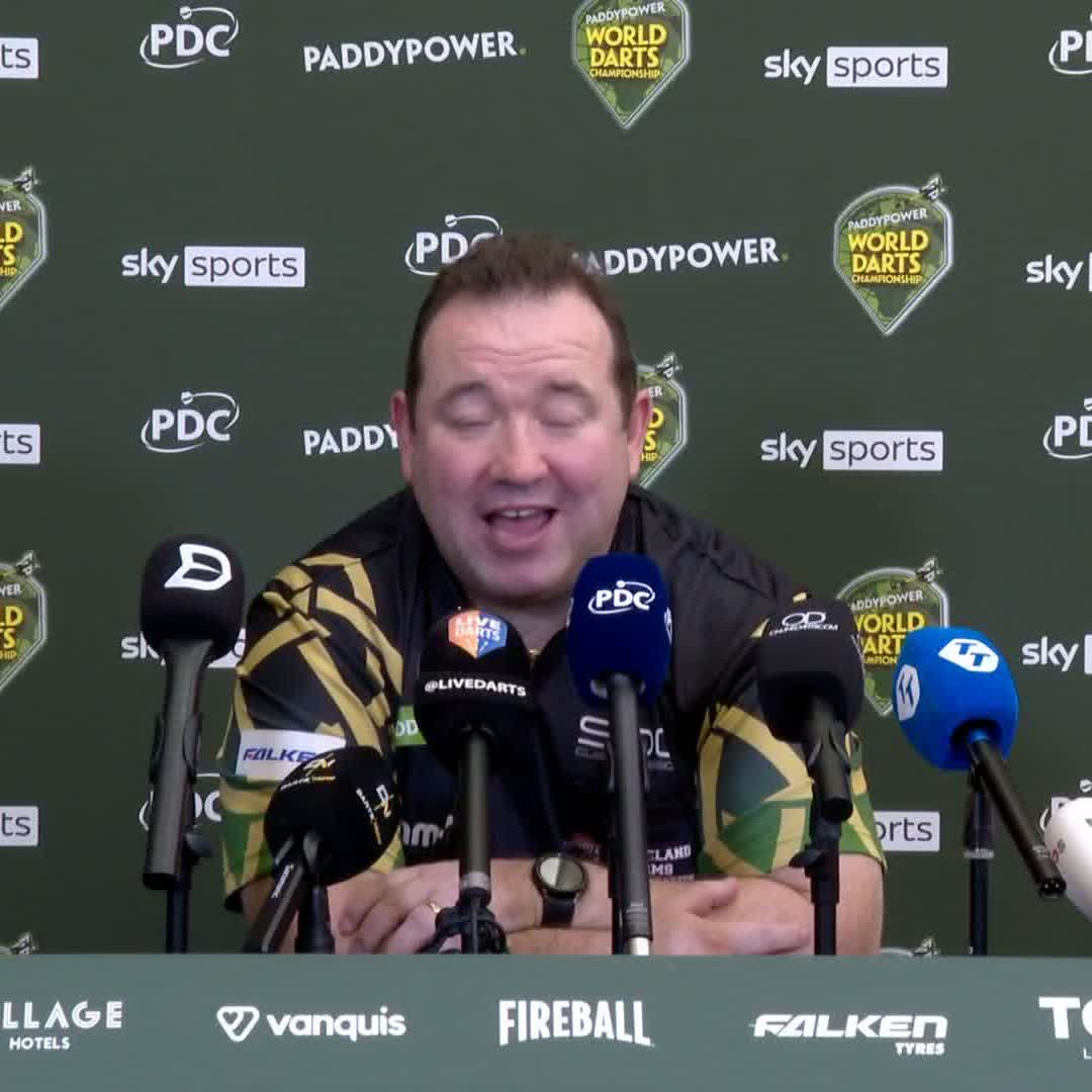 🗣️ "It's been a brutal year for me. I've savaged my own confidence." Brendan Dolan provides an honest assessment of his season, after opening his campaign with a battling 3-1 victory over Tavis Dudeney! #WCDarts