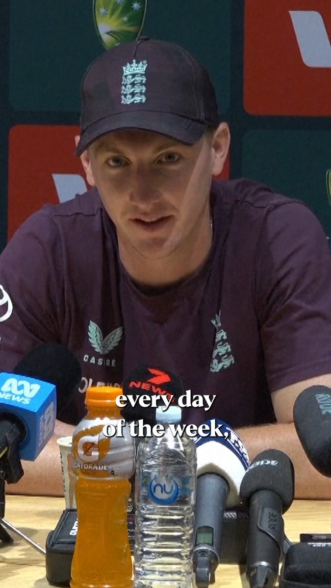 "I need to rein it in a little bit!" Harry Brook has admitted to some poor shot selection on his part so far in this #Ashes series 🗣️