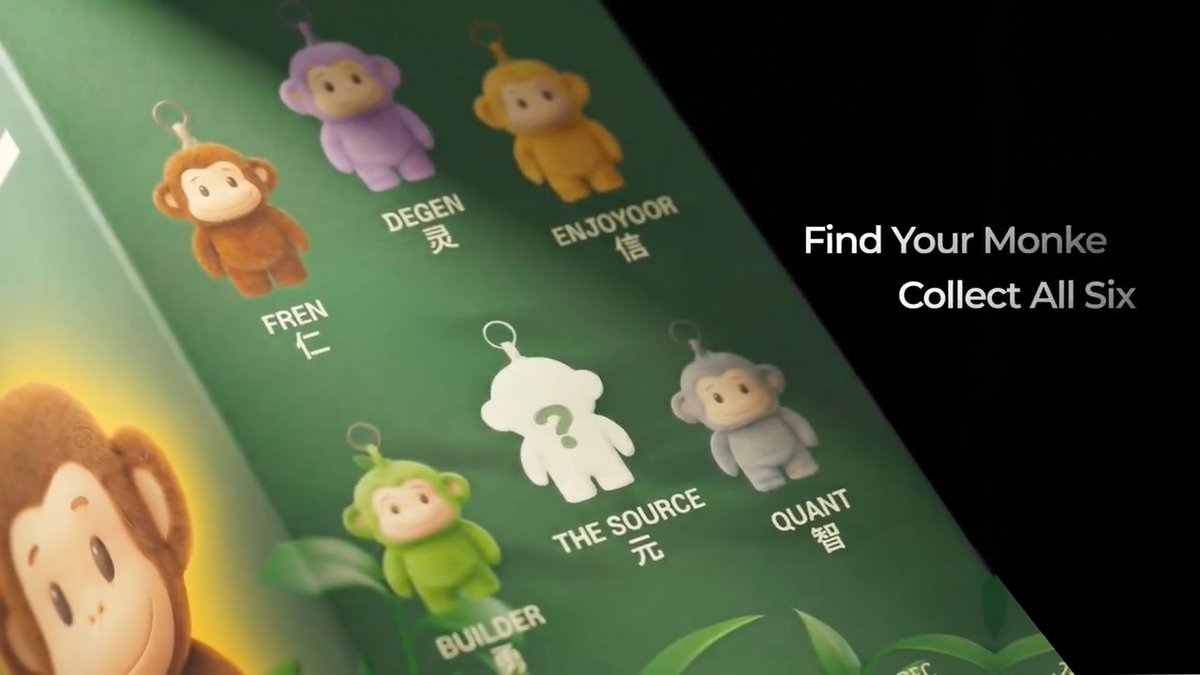 The time has come. The Monke "Return to Origin" collection is here. The best part? Margins flow back into the rewards pool, directly to you. You earn as they sell. Bonus rewards also await full set collectors and Solflare - The Solana Wallet users 👀 Open your Monke now 👇