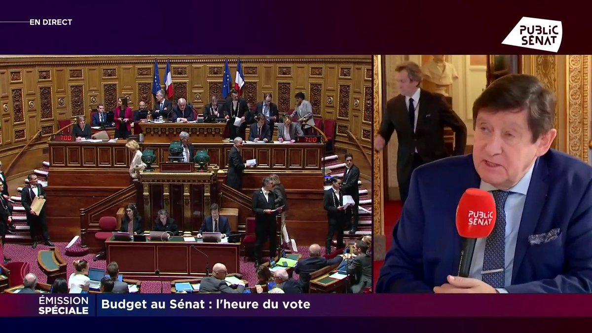 Budget : "Nous sommes devant un mur, et la droite sénatoriale y va en klaxonnant ! Il faut absolument augmenter les recettes dans ce budget", prévient Patrick Kanner, président du groupe PS au Sénat