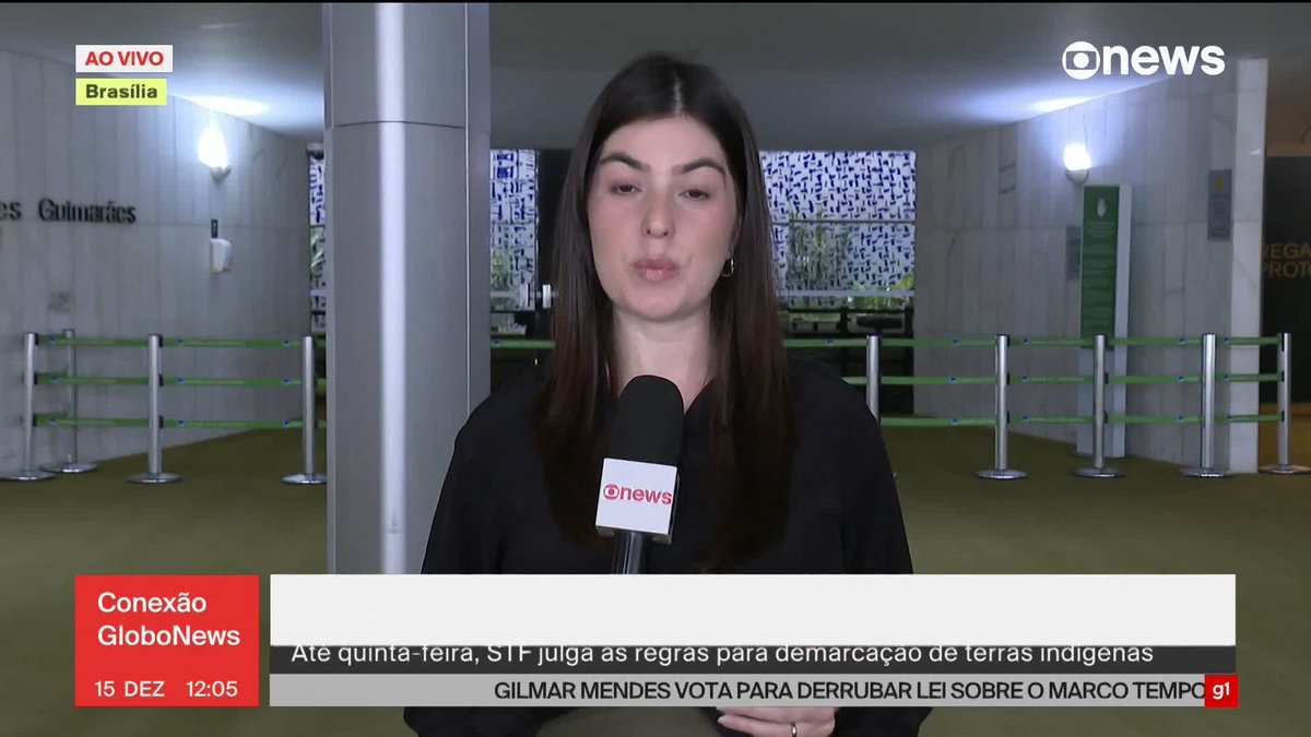 Gilmar Mendes vota para declarar inconstitucional o trecho da lei aprovada pelo Congresso que prevê o marco temporal como critério para a demarcação de áreas indígenas. #ConexãoGloboNews ➡ Assista à #GloboNews: