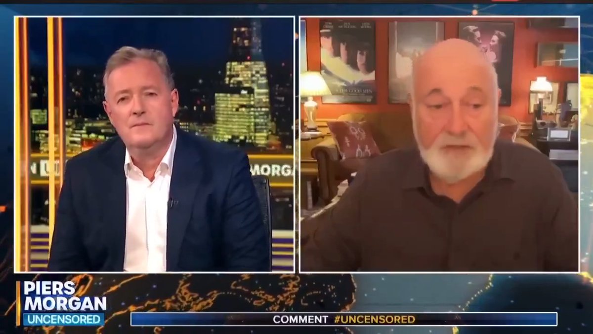 "That should never happen to anybody - I don't care what your political beliefs are." Rob Reiner's response to the murder of Charlie Kirk on Uncensored three months ago. Rest in Peace, Rob. Piers Morgan