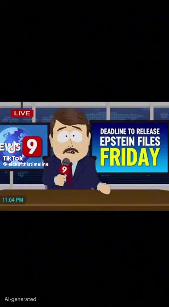 It’s gonna be convenient that we start a war. The same week as the files are due, don’t you think? Which will inevitably delay their release. We haven’t forgot. We will never forget. Where are the files?