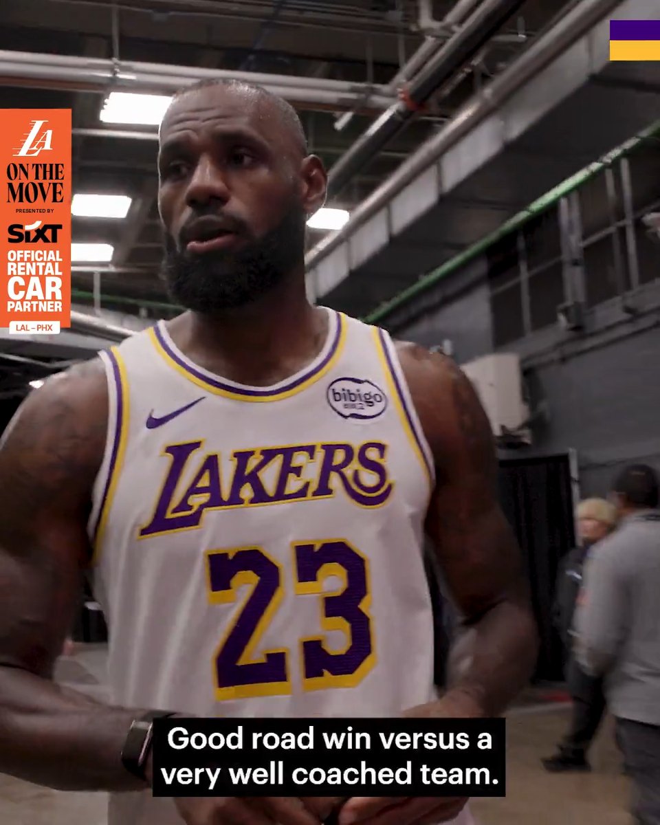 Came down to the wire, got the dub ✔️ SIXT USA x #LakeShow