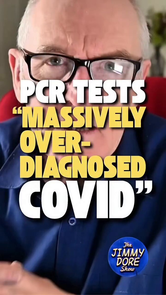“Spoiler alert - you know how they gave you those PCR tests to see if you had Covid? Turns out 9 in 10 tests didn’t work” “You were lied to her about the entire pandemic”