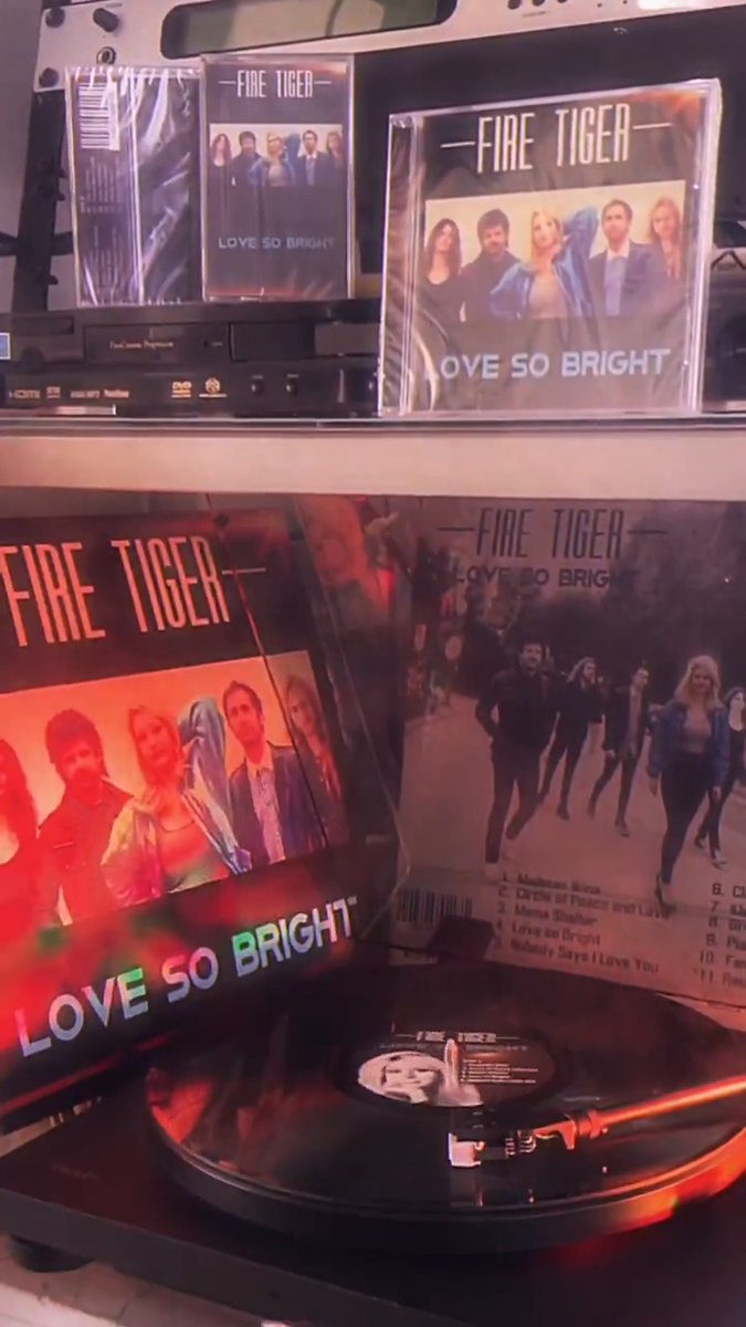 Our Love so Bright vinyl record has arrived! Visit our Bandcamp or Shopify store to get it shipped to you directly from us 📦