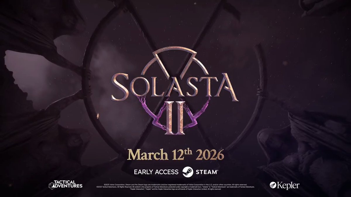 Neokos calls, Adventurers... But you won't be alone. Enter Solasta II from Solasta II - Early Access starts March 12th! ⚔️ and Kepler Interactive, and unearth the secrets buried in this doomed land. Ben Starr Devora Wilde Amelia Tyler Ellen Thomas