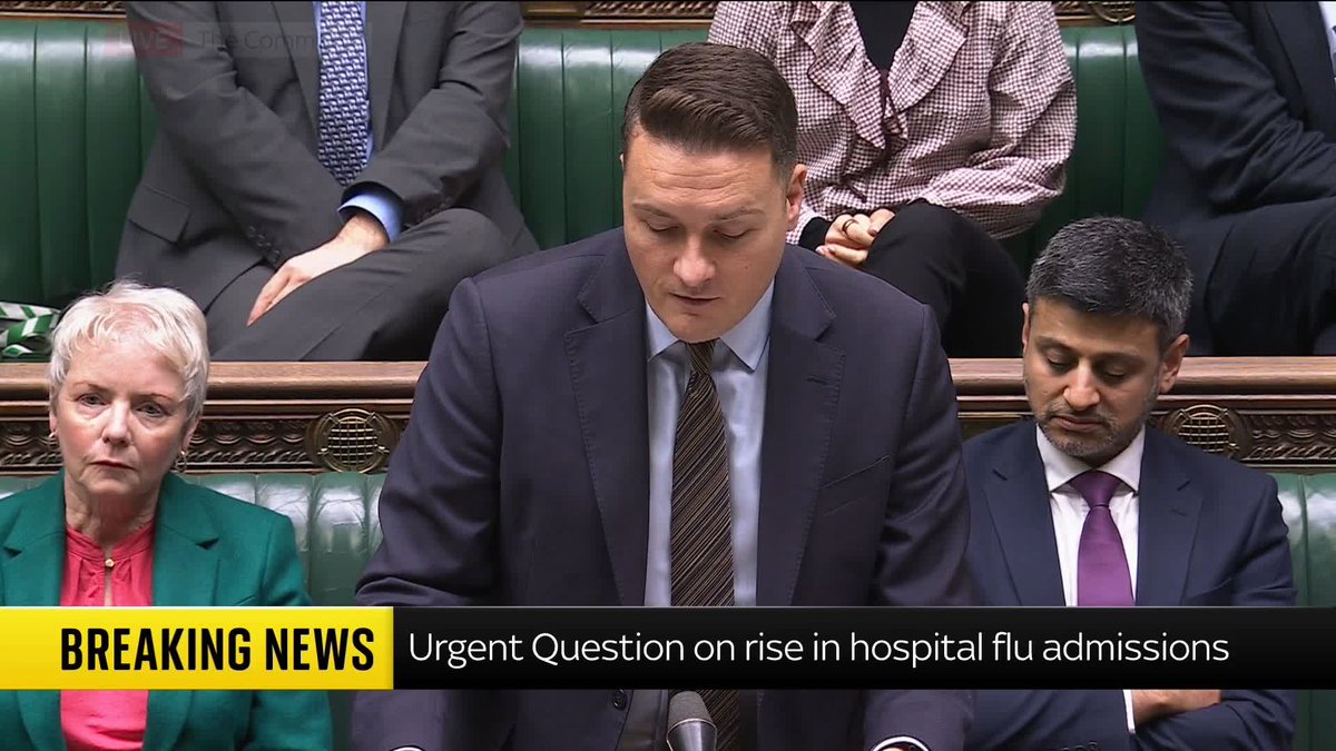 Health Secretary Wes Streeting says resident doctors who plan to strike later this week are "abandoning patients in their hour of greatest need". He warns of a "worst-case scenario" for the NHS amid an "unprecedented wave of super flu". Read more ➡️